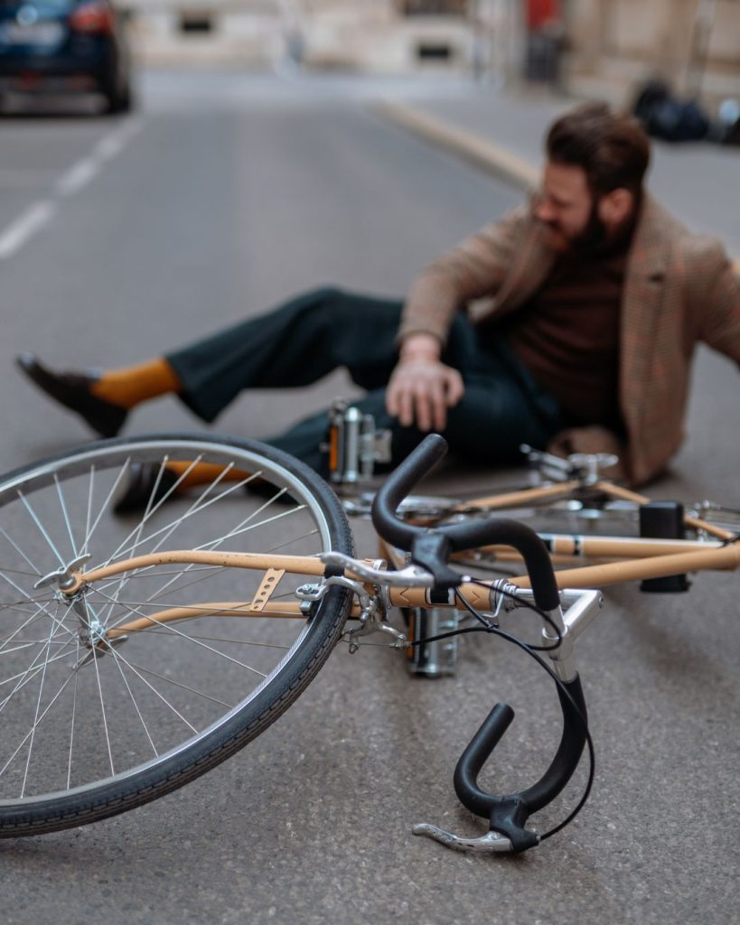 accidente de bicicleta